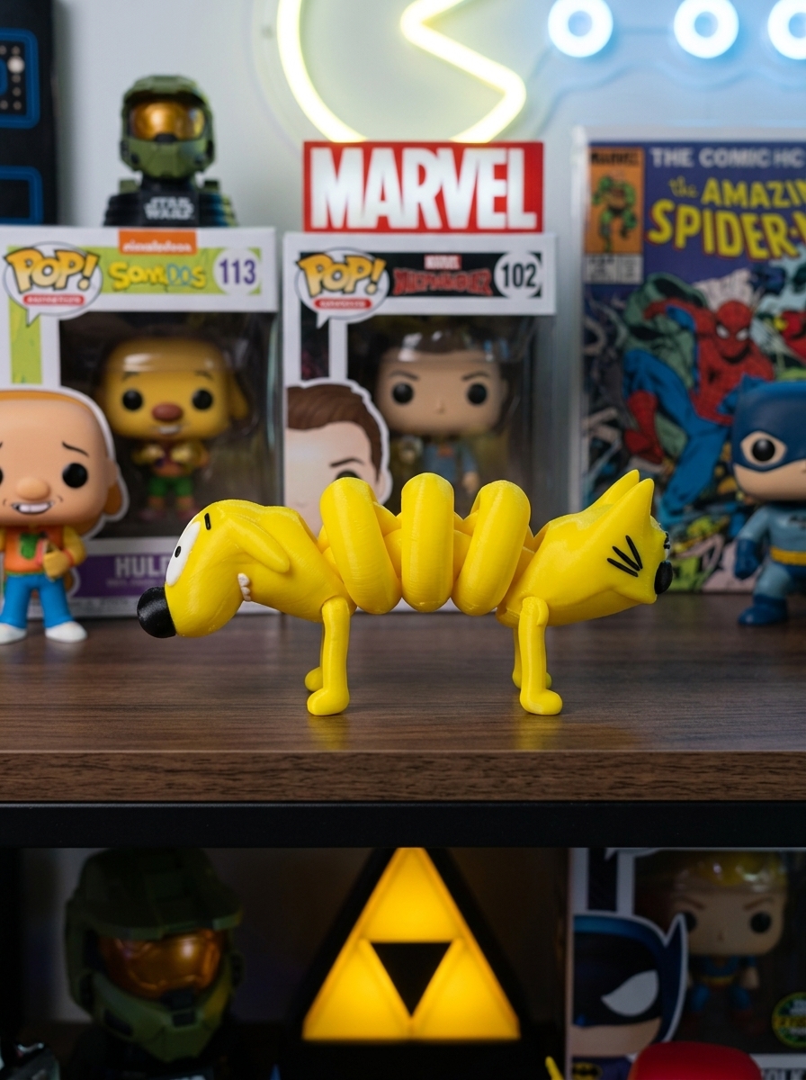Cat Dog — colecionável OrionLab impresso em 3D