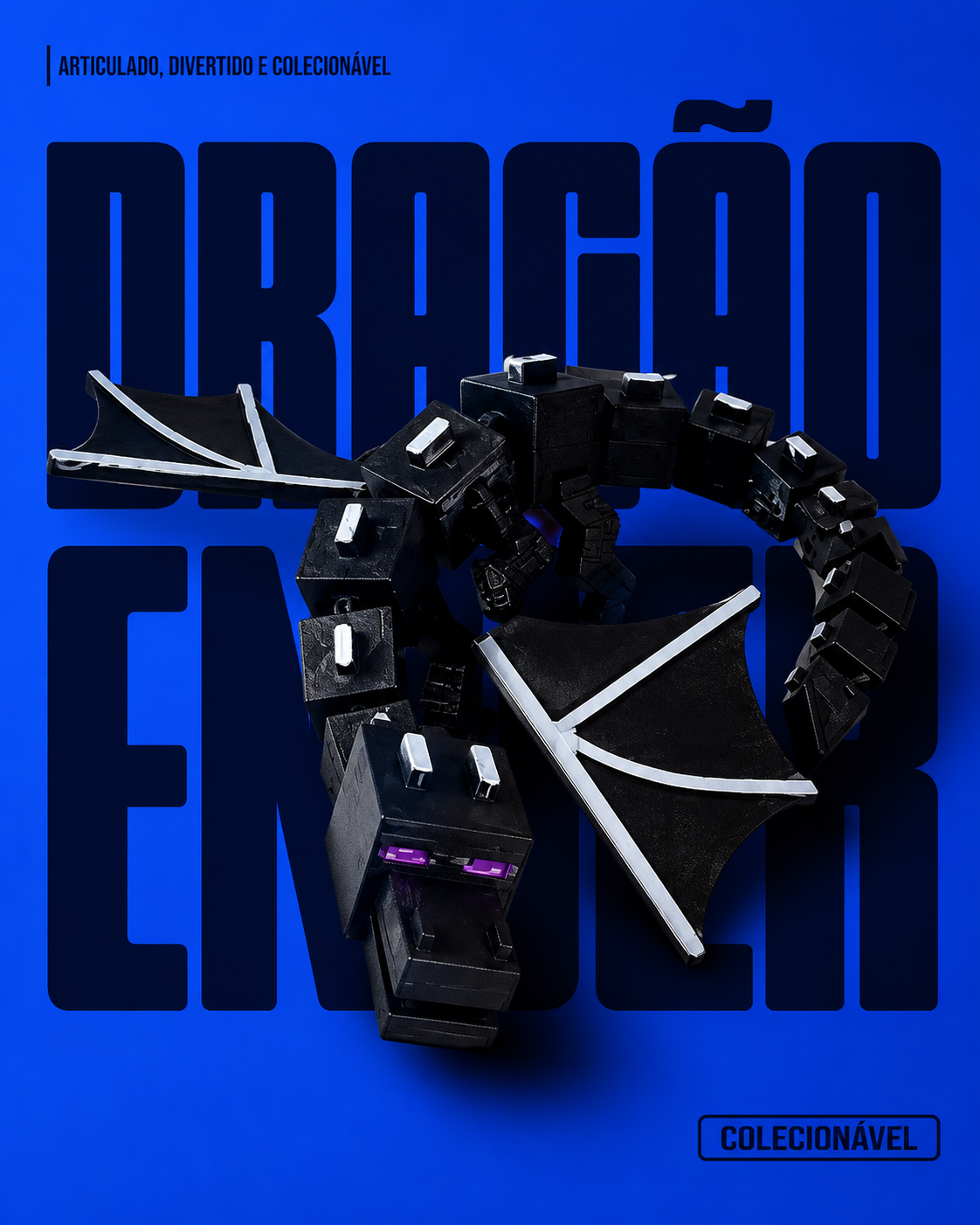 Dragão Ender — colecionável OrionLab impresso em 3D
