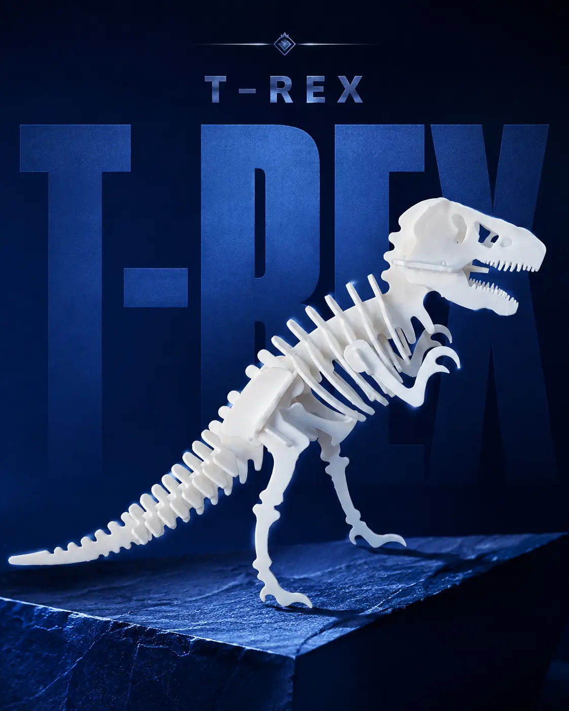 T-Rex — colecionável OrionLab impresso em 3D