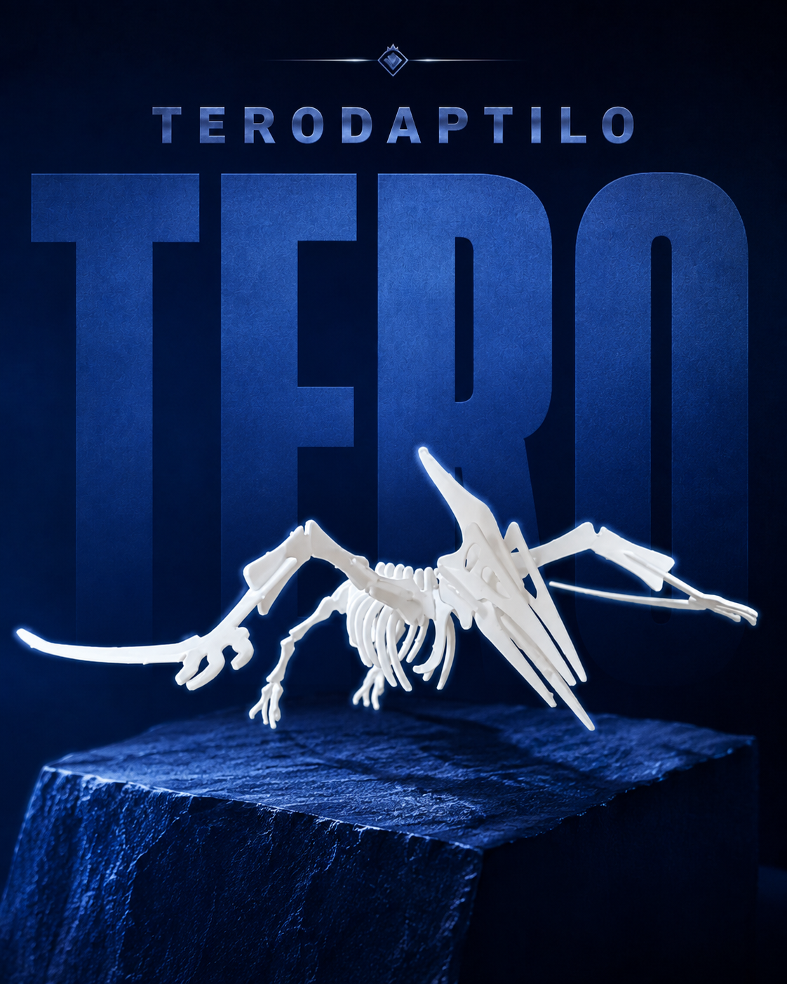Terodáptilo — colecionável OrionLab impresso em 3D