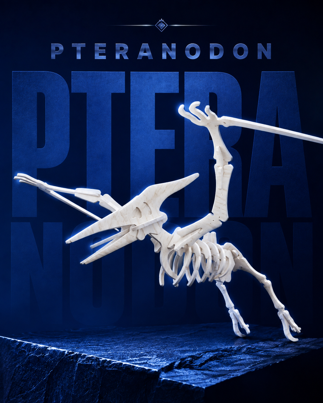 Pteranodon — colecionável OrionLab impresso em 3D