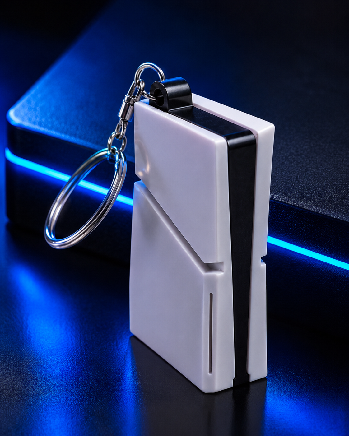 Chaveiro Mini Console Gamer PS5 — colecionável OrionLab impresso em 3D