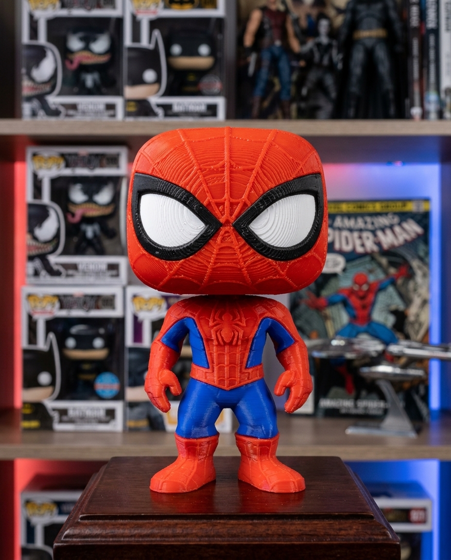 Funko Homem-Aranha — colecionável OrionLab impresso em 3D