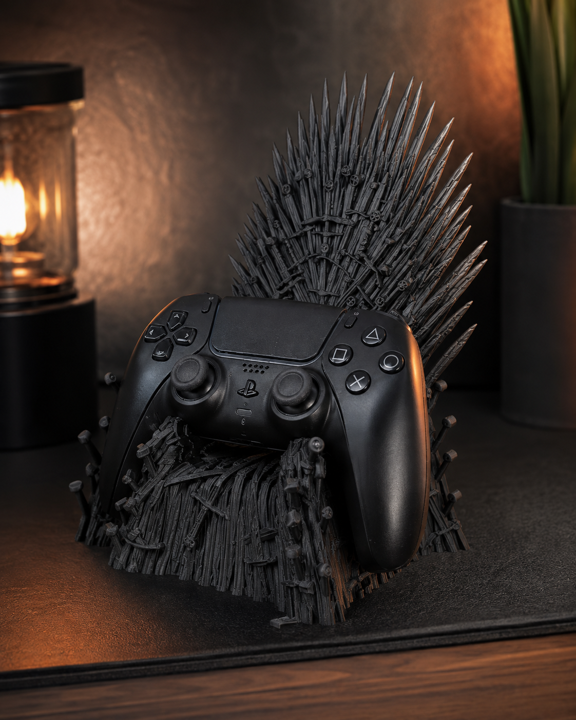 Suporte para Controle — Trono de Ferro — colecionável OrionLab impresso em 3D