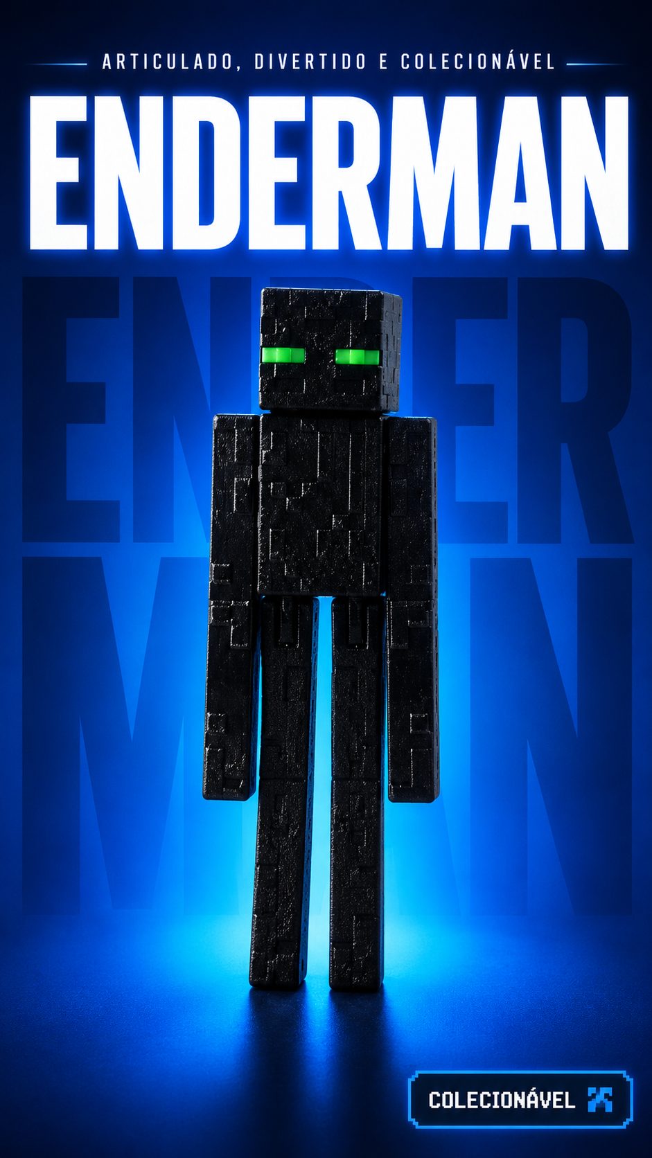 Enderman — colecionável OrionLab impresso em 3D